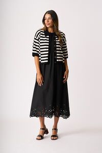 Foil Stepped Cardigan