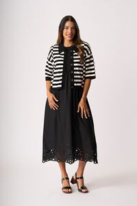 Foil Stepped Cardigan