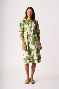 Foil Wave Along Dress