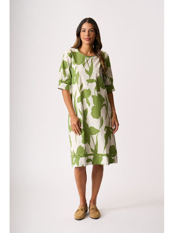 Foil Wave Along Dress