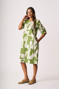 Foil Wave Along Dress