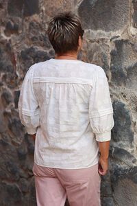 Oh Three Rib & Pleat Top