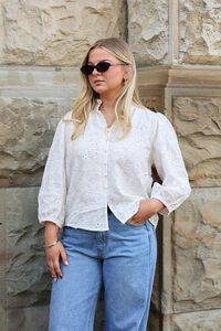 Oddly Polite Emma Lace Blouse