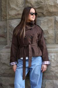 Oddly Polite Hils Cropped Trench