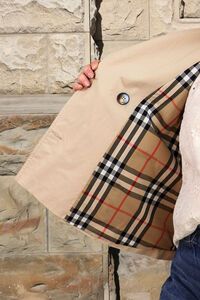 Oddly Polite Hils Cropped Trench