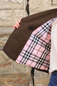 Oddly Polite Hils Cropped Trench