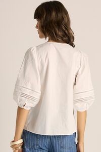 Fate + Becker Freya Lace Trim Blouse