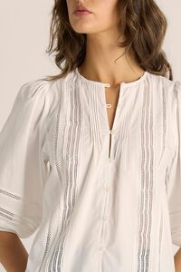 Fate + Becker Freya Lace Trim Blouse