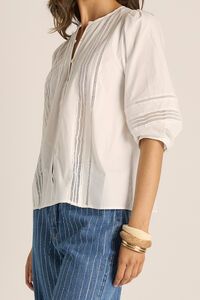 Fate + Becker Freya Lace Trim Blouse