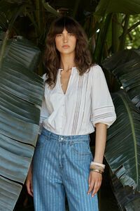 Fate + Becker Freya Lace Trim Blouse