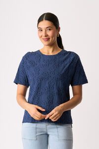 Oh Three Boxy Step Hem Top