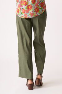Oh Three Wide Leg Contrast Stitch Pant