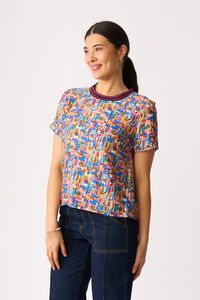 Foil Rib Vibes Top