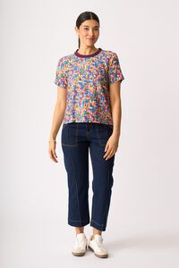 Foil Rib Vibes Top