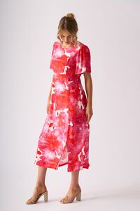 Foil Sip Happens Tea Dress