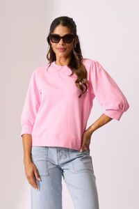 Memo Sleeve Detail Sweatshirt