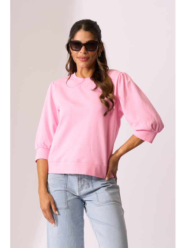 Memo Sleeve Detail Sweatshirt