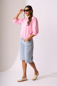 Memo Sleeve Detail Sweatshirt