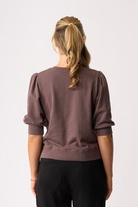 Memo Sleeve Detail Sweatshirt