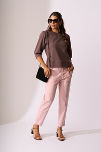 Memo Sleeve Detail Sweatshirt