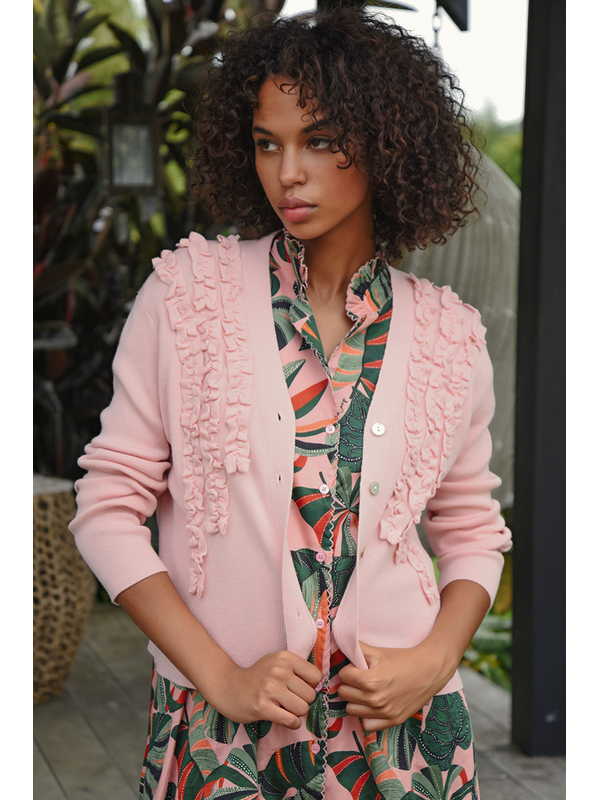 Coop Frilluxe Cardigan - Preen Clothing
