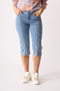 Memo Denim Capri Pant
