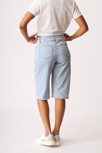 Memo Denim Panel Shorts