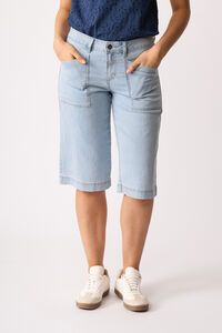 Memo Denim Utility Shorts