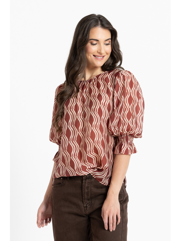 Seeking Lola Walnut Wave Magnificent Top
