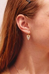Edblad Amore Sparkle Large Gold Hoops Earrings