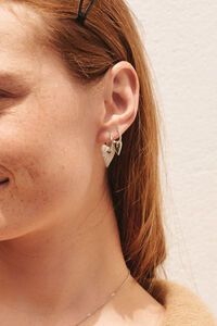 Edblad Amore Sparkle Large Silver Hoops Earrings