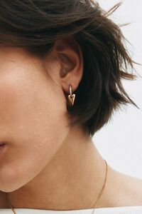 Edblad Amore Sparkle Small Gold Hoops Earrings