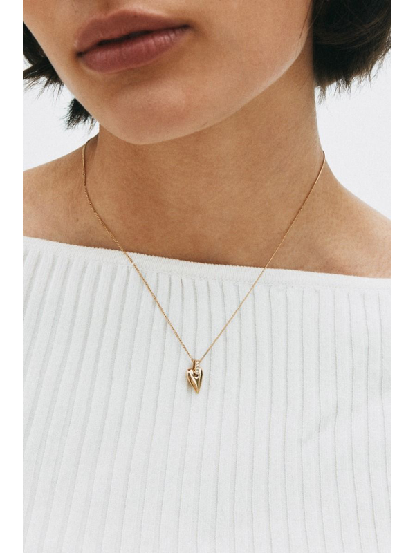 Edblad Amore Sparkle Small Gold Necklace