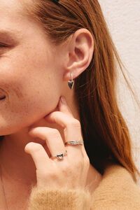 Edblad Amore Sparkle Small Silver Hoops Earrings
