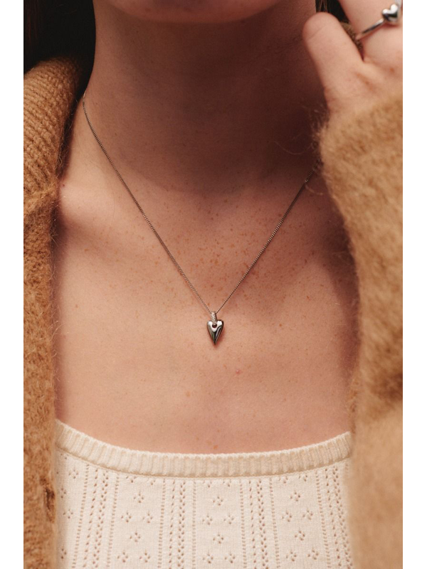 Edblad Amore Sparkle Small Silver Necklace