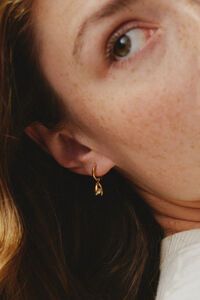 Edblad Moonrave Small Gold Hoops Earrings