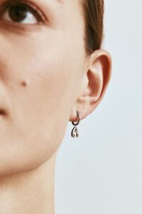 Edblad Moonrave Small Silver Hoops Earrings