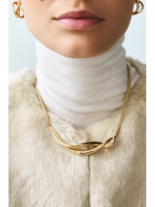 Edblad Nouveau Large Gold Necklace
