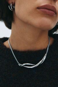 Edblad Nouveau Large Silver Necklace