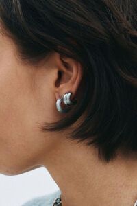Edblad Wildern Small Silver Hoops Earrings