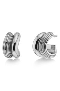 Edblad Wildern Small Silver Hoops Earrings