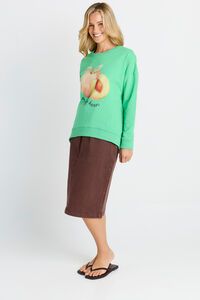 Betty Basics Printed Palma Sweat