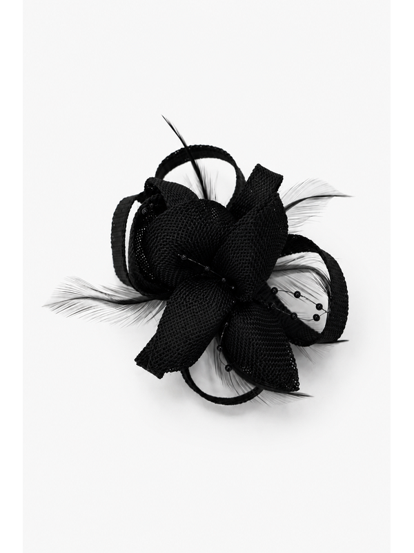Head Start Linen Clip Fascinator