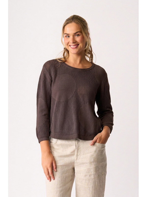 Foil Spotted Sweater