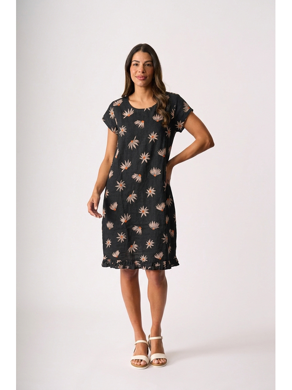 Foil Ruffle Dreams Dress