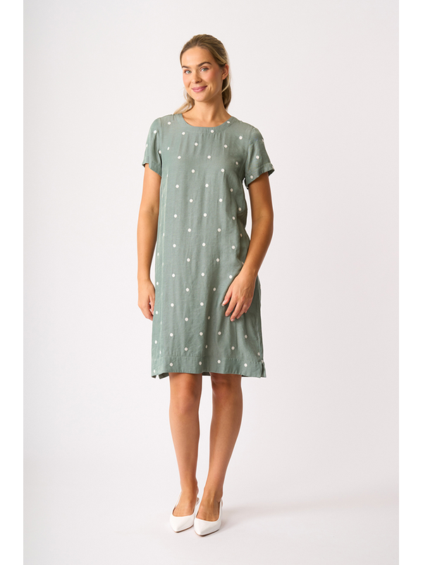 Oh Three Spot On A Line Dress