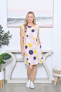 AE Luxe Poppy Cap Sleeve Circle Dress