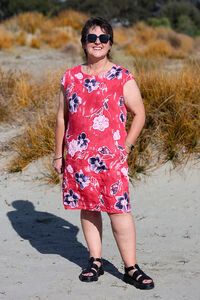 AE Luxe Harlow Cap Sleeve Floral Dress