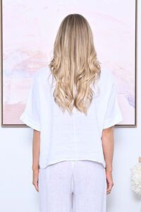AE Luxe Horizontal Panel Linen Top