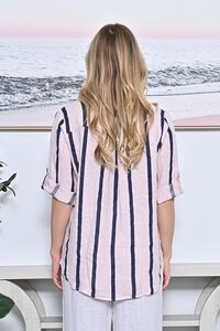 AE Luxe Stripe Shirt with Sequins Pocket